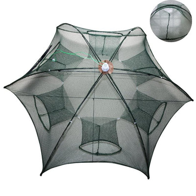 6 Hole Shrimp Catcher Trap Cages Mesh  Aquarium  Fishing Net - Korvel