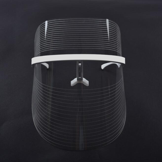 LED Face Light Therapy Photon Facial Mask 3 Color Anti Aging Wrinkle Skin Rejuvenation Skin Care Tool Home Beauty Instrument Spa - Korvel