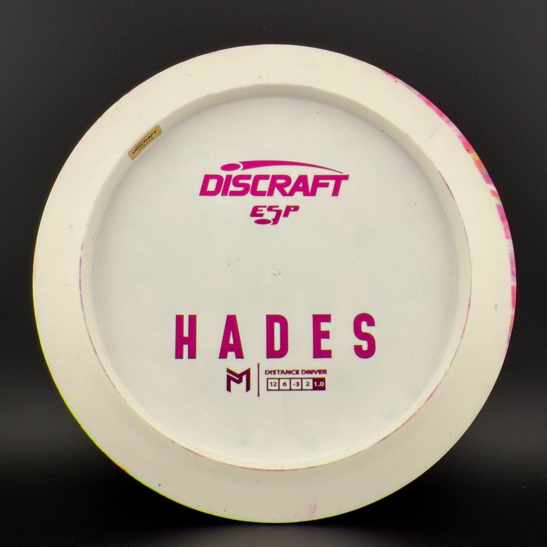 White ESP Hades - Greazy Dyed Disc Golf Driver