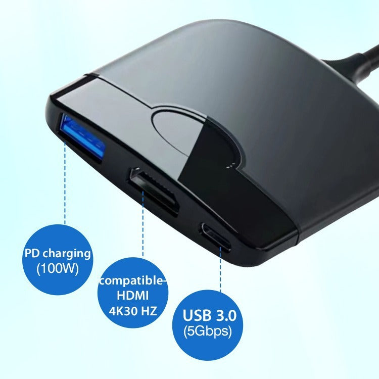 3-in-1 Type-C Docking Station for Nintendo Switch