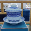 Ceramic set, three talents, covered bowl, old clay, retro kung fu tea set, tea bowl, underglaze tiger cup, Jingdezhen - Korvel