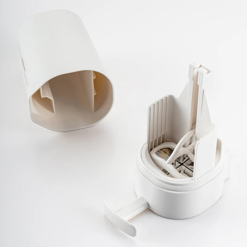 Soap Box with No Water Staining Creative Cover Student Dormitory Toilet Home Bathroom Drain Water No Punching Soap Box - Korvel