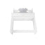 Makeup Vanity Desk With LED Lighted Mirror ,Dressing Table Set With 2 Large Drawers 10 LED Light ,White Color - Korvel