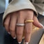 Elegant Spiral Pattern Open Finger Ring