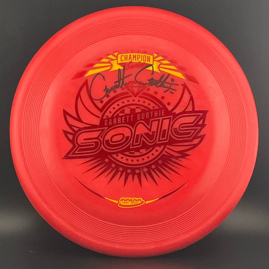 Star Sonic Disc - Signed by Garrett Gurthie, 2019 Champion Series