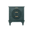 Commode de rangement à 3 tiroirs en bois creusé