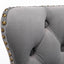 Gray,Set of 2 25-33 Inch,17.7 inch base, Modern Upholstered Bar Stools with Backs Comfortable Tufted for Home Pub and Kitchen - Korvel
