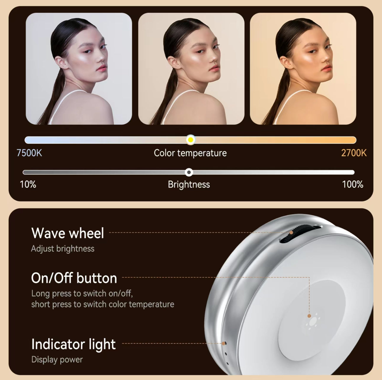 GlamRing 3 in 1 Light - Korvel