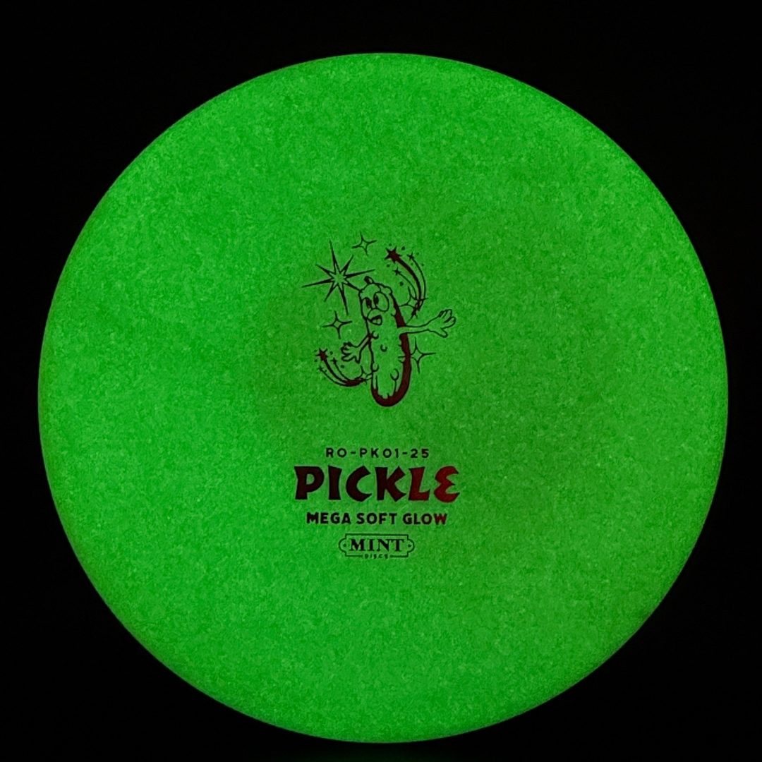 Mega Soft Glow Royal Pickle - First Run Disc Golf Disc