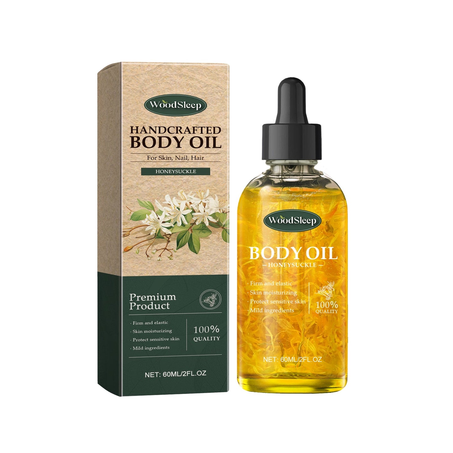 Woodsleep Handmade Honeysuckle Multi-Purpose Body Oil