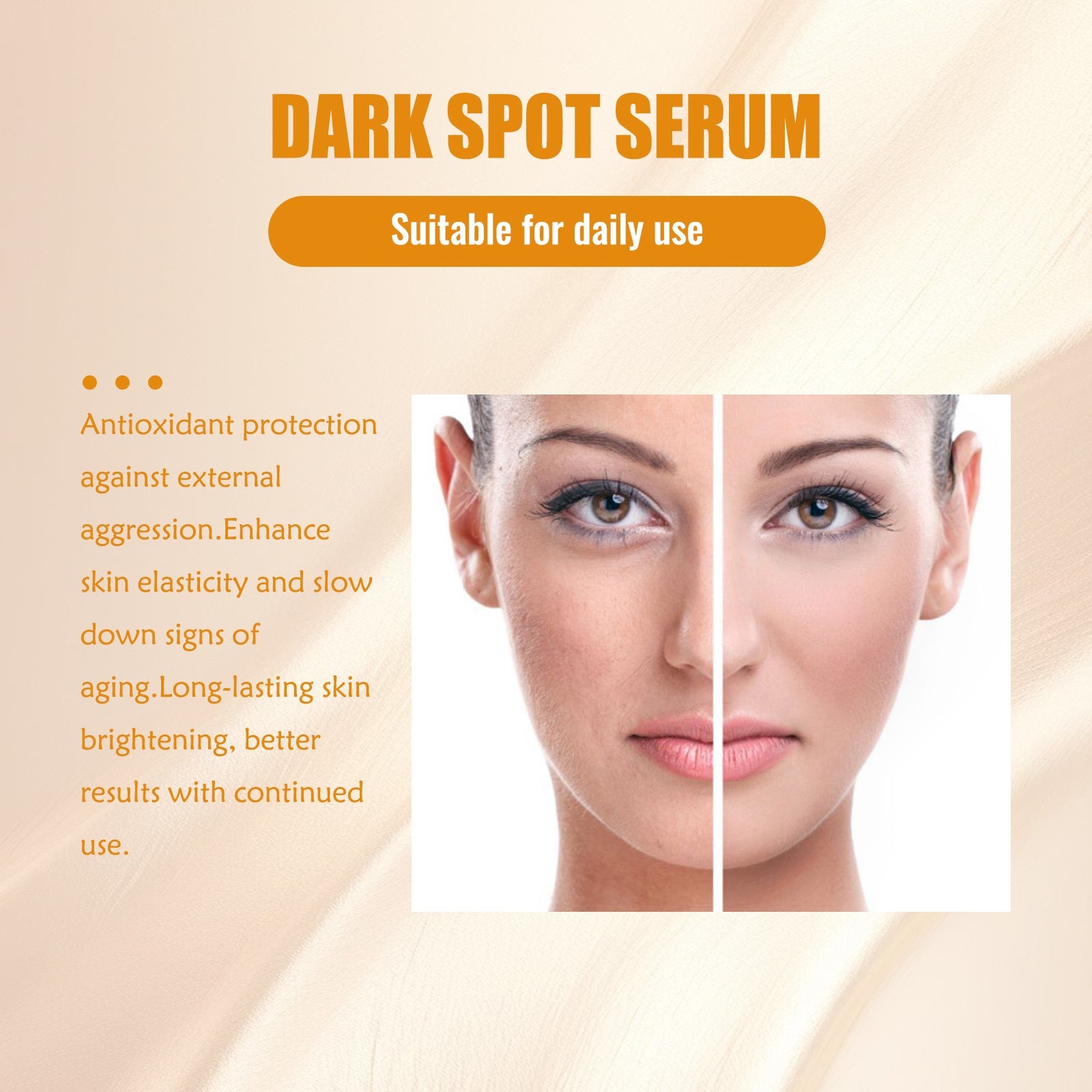 Dark Spot Serum, Hydrating Moist Firming Facial Skin Repair Skin Dark Bright Skin Care Essence - Korvel