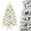 Elegant PVC Snow-Capped Christmas Tree for Holiday Decor