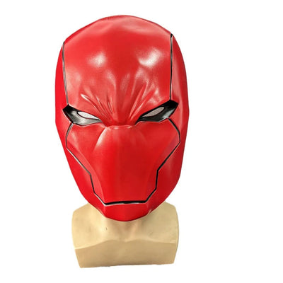 Movie Cosplay Red Hood Mask Arkham Knight The Dark Knight Masks Helmet Man Full Head Cosplay Prop Halloween Fancy Party Headwear - Korvel