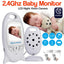 VB601 Baby Monitor 2 inch BeBe Baba Electronic Babysitter Radio Video Nanny Camera Night Vision Temperature Monitoring 8 Lullaby - Korvel