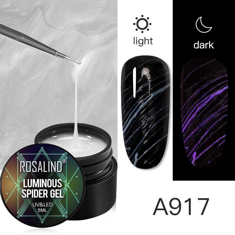 ROSALIND Gel Spider Line Nail Art Polish - 5ml