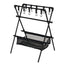 Outdoor camping folding shelf camping car drying rack drying net drying rack storage rack - Korvel