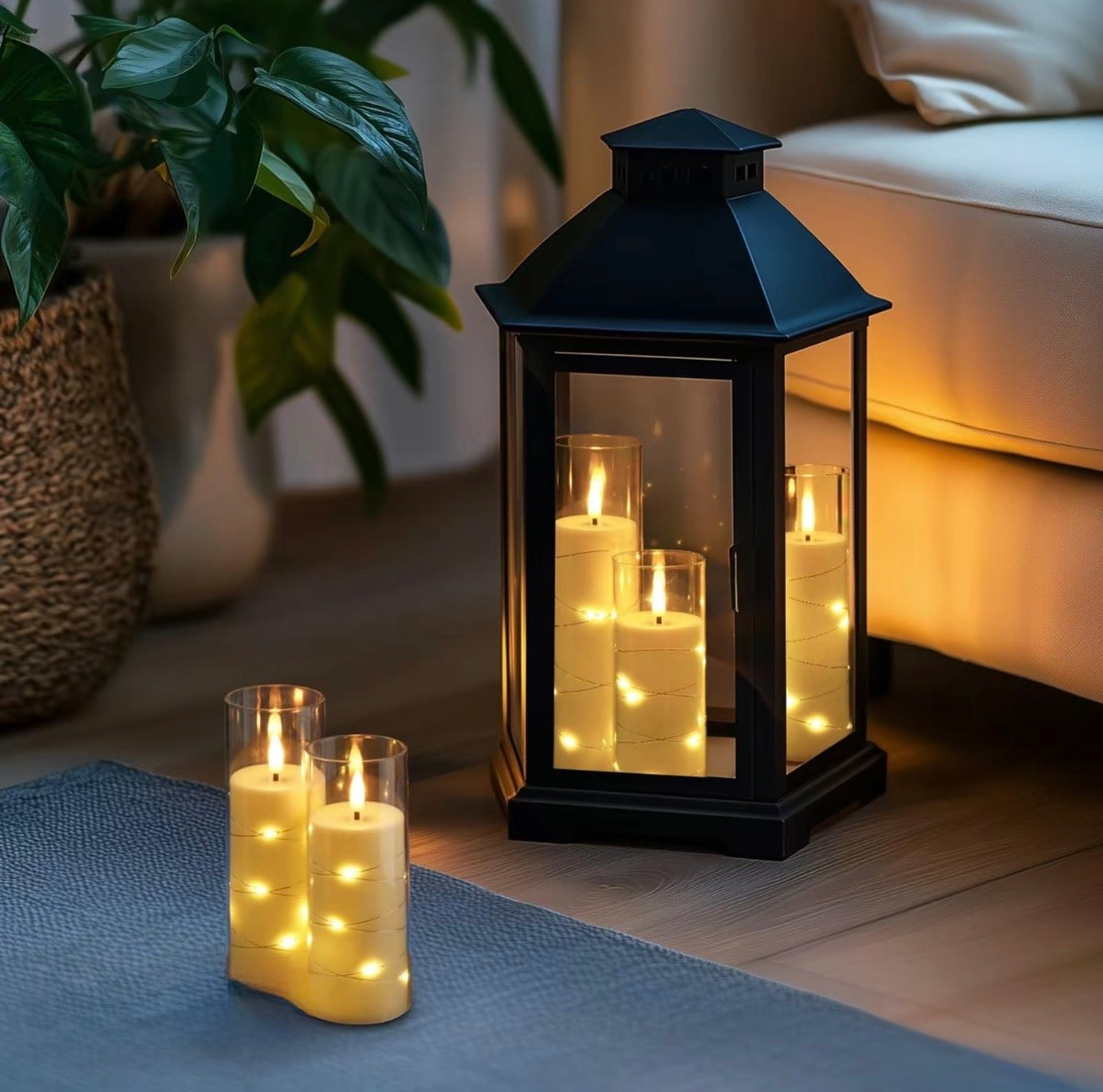 StarGlow LED Pillar Candles - Korvel