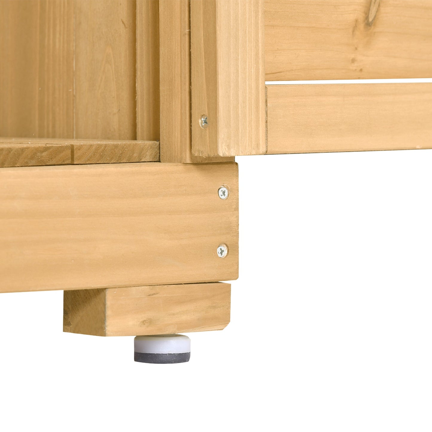 Premium Wooden Garden Shed - 3-Tier Outdoor Storage Cabinet