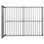 Queen Size Metal Bed Frame with Headboard Charcoal Grey - Korvel