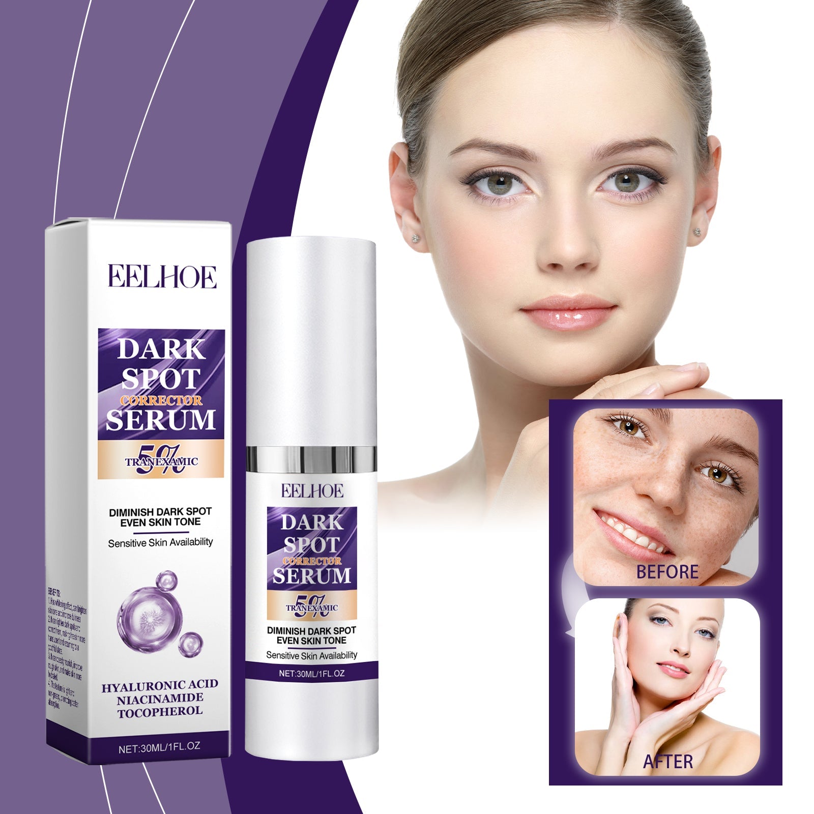 Dark Spot Care Essence, Lightening Dark Spots And Brightening Skin Skin Care Moisturizing Essence - Korvel
