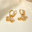 Stainless Steel Cherry Drop Earrings - Korvel