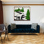 Bear Metal Art Moss Wall Decor