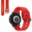 Suitable for Samsung Galaxy Watch Active2 Solid Color Silicone Strap 20/22mm Universal Strap - Korvel