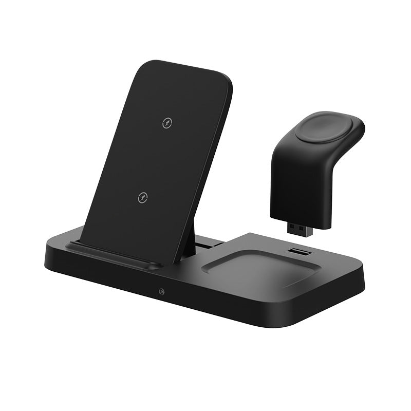 Cargador Inalámbrico Premium Tres en Uno para Dispositivos