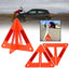 Triángulo de Advertencia para Automóviles Plegable - Señal Reflectante de Emergencia