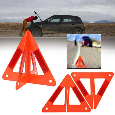 Foldable Car Warning Triangle - Emergency Reflective Sign