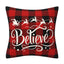 Black and red checkered car letter pillow cover, Amazon home sofa cushion cover, holiday pillow - Korvel