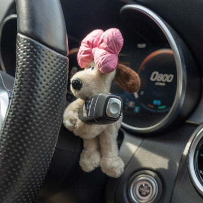 Adorable Adorno de Perro de Peluche para Decoración del Interior del Coche