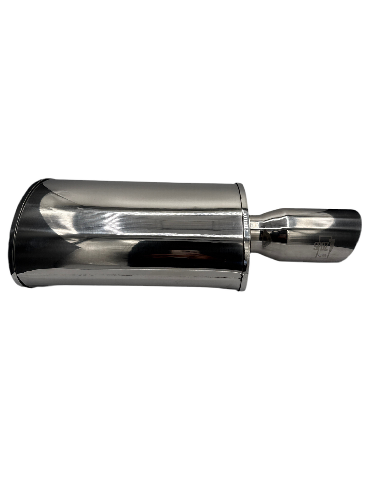 SPDZ1 World Spec Performance Muffler - 2.5" Inlet, 3.5" Outlet - Korvel