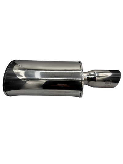 SPDZ1 World Spec Performance Muffler - 2.5" Inlet, 3.5" Outlet - Korvel