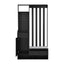 39.3'W70.8'H multifunctional corridor shoe cabinet with soft padded nail board and black hanger with entrance hook - Korvel
