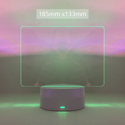 Transparent Luminous Acrylic Noteboard for Your Space