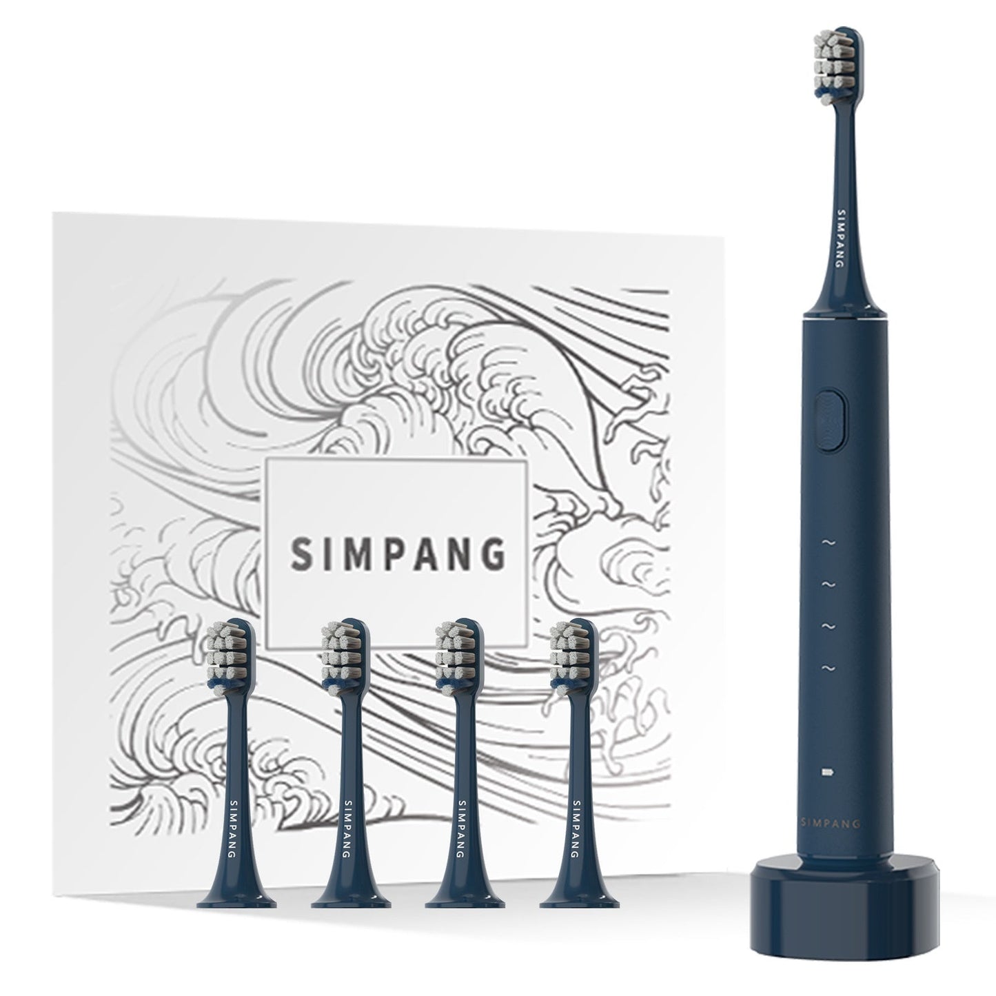 Smart Sonic Electric Toothbrush Soft Bristles Wireless Charging Adult Gift Box - Korvel