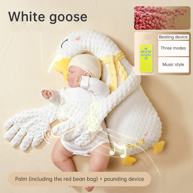 Babycare Soothing Sleep Aid: Anti-Moros Reflex Pillow and Patting Toy - Korvel