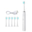 Smart Sonic Electric Toothbrush 5 Modes 4 Gears Tooth Cleaning Home USB Charging Adult Toothbrush Set - Korvel