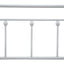 Light Grey Metal Double Bed with Trundle