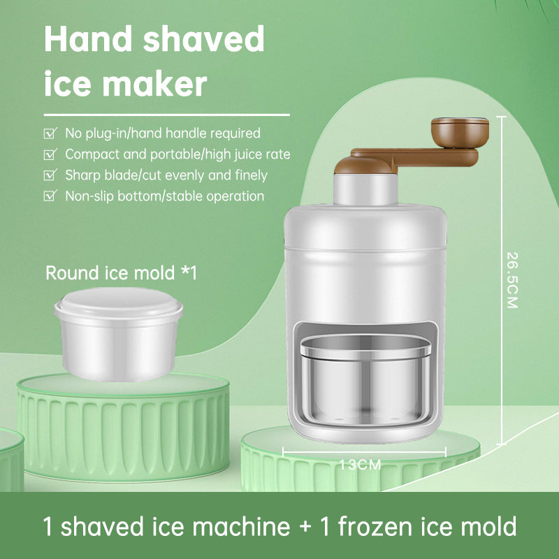 Raspador de Hielo Manual Premium para Delicias Refrescantes