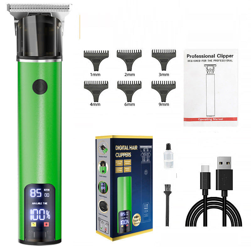 Cortadora de Cabello Eléctrica Premium con Cuchillas de Acero Inoxidable
