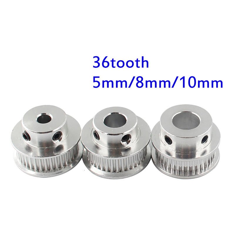 Poulie de synchronisation GT2 - Options de 30, 36, 40 et 60 dents pour imprimantes 3D