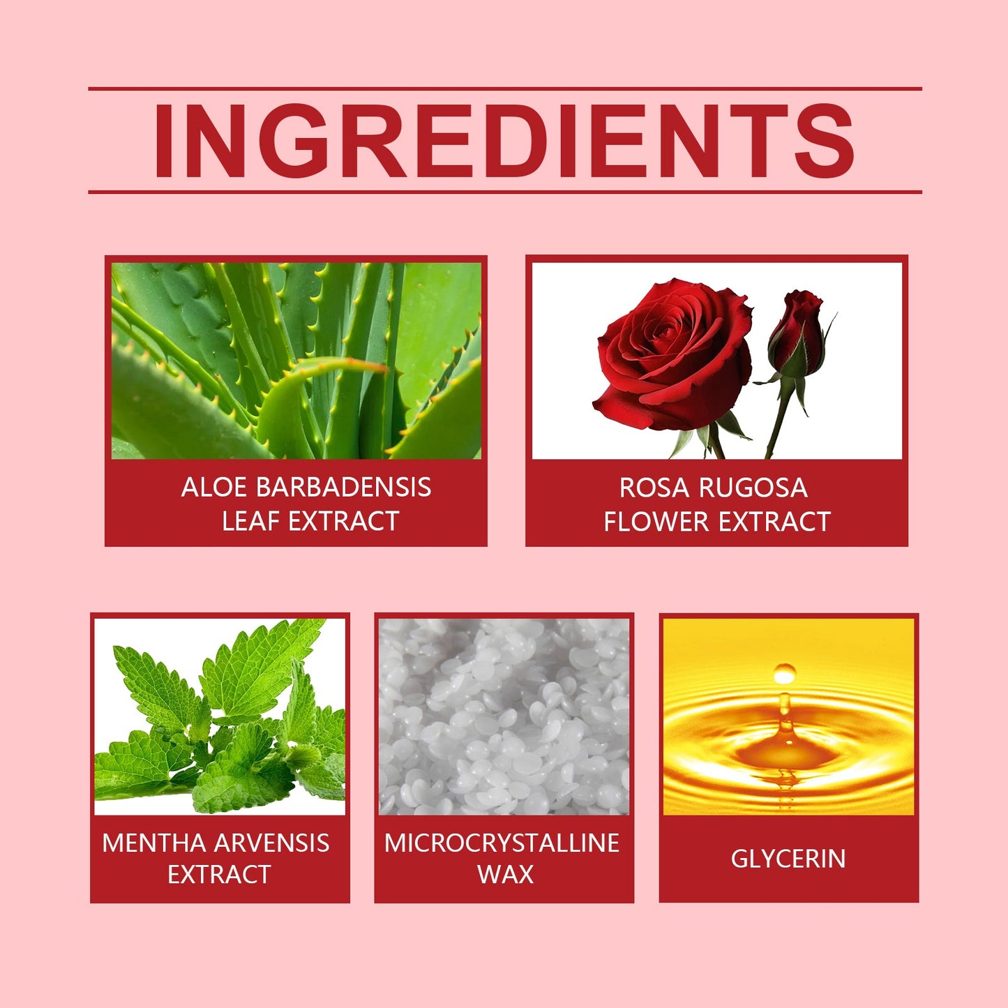 Rose Gentle Facial Hair Removal Wax Gently Moisturizes Refreshing, Clean And Smooth Facial Lip Hair Removal - Korvel