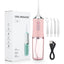 Flusher Dental Eléctrico Portátil de 220ml con 3 Configuraciones de Velocidad