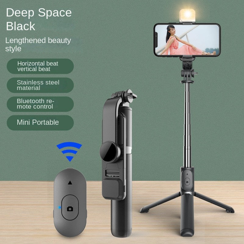 Wholesale Bluetooth Selfie Stick with Fill Light Extended Universal Phone Live Streaming Tripod - Korvel