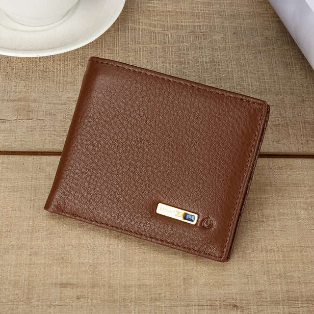 SMARTLB Cartera Bifold de Cuero Genuino - Diseño Slim Premium
