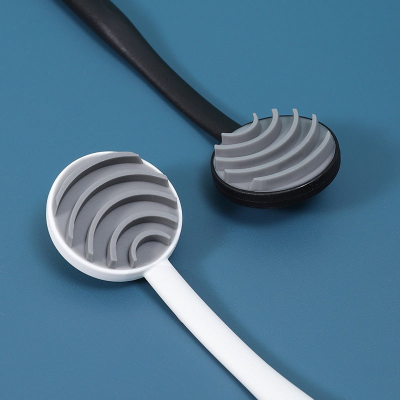 Tongue Cleaner Japanese Tongue Scraper Clean Tongue Bad Breath Scraping Tongue Board Tongue Brush - Korvel