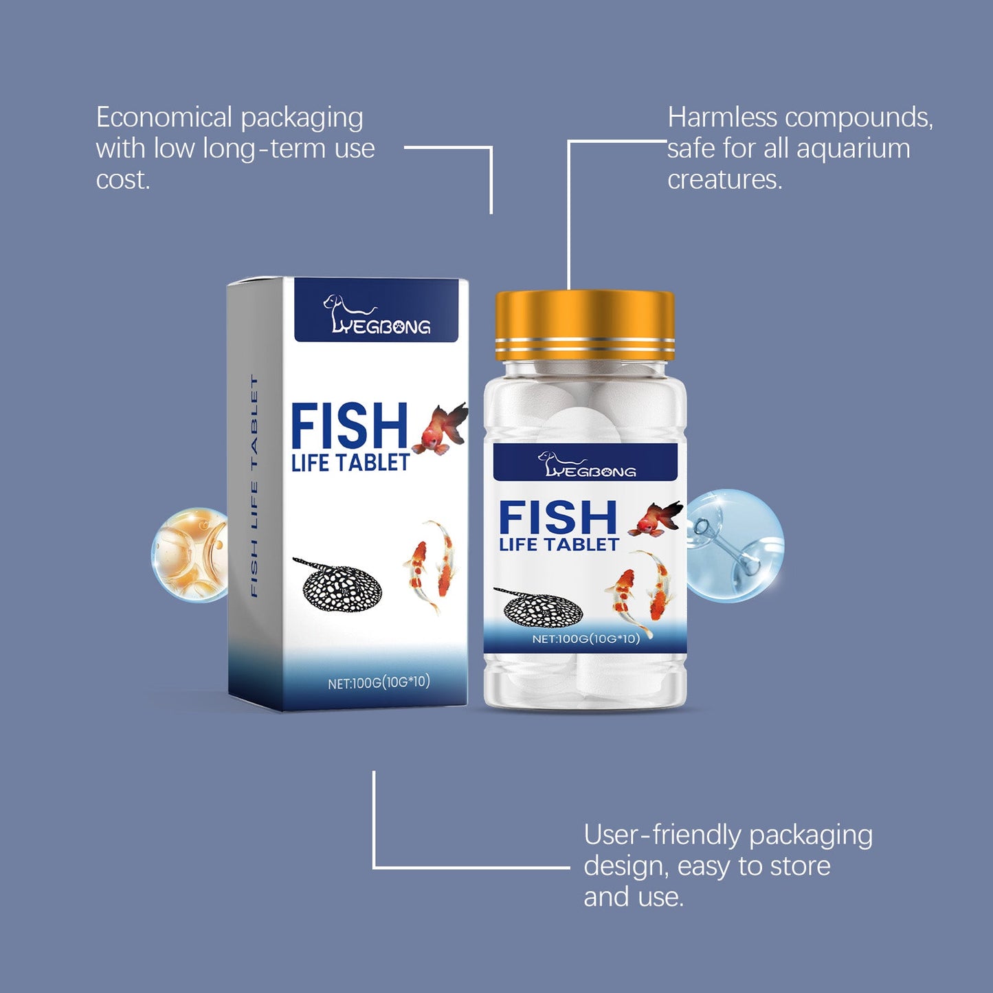 Premium Aquarium Salt Tablets for Ornamental Fish