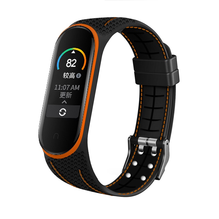 Bracelet Sport à Double Ligne pour Xiaomi Mi Band 3/4/5